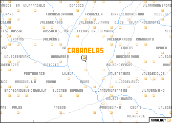 map of Cabanelas