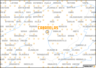 map of Cabanelas