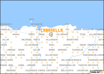 map of Cabanella