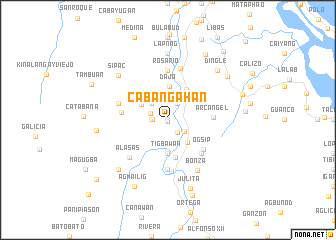 map of Cabangahan