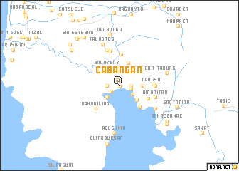 map of Cabangan