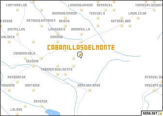 map of Cabanillas del Monte