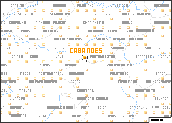 map of Cabanões