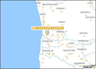 map of Cabarangbañgan