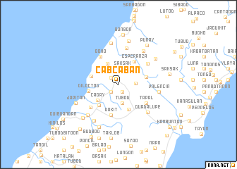 map of Cabcaban