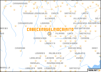 map of Cabecera del Río Caimito