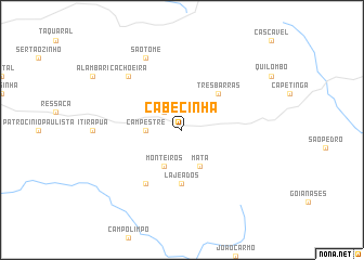 map of Cabecinha