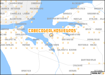 map of Cabeço de Alhos Vedros