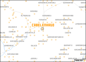 map of Cabelé Nhado