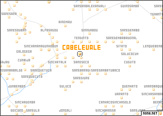 map of Cabelé Uale