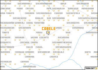 map of Cabélè