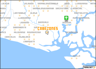 map of Cabezones