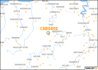 map of Cabigano