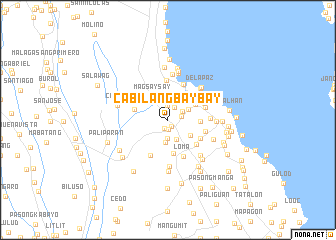 map of Cabilang Baybay