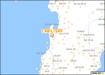 map of Cabil-isan