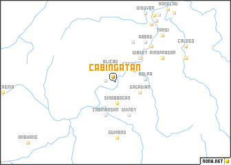 map of Cabingatan
