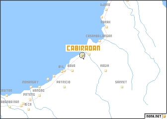 map of Cabiraoan