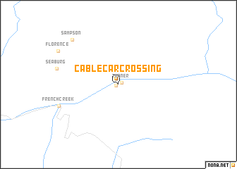 map of Cable Car Crossing