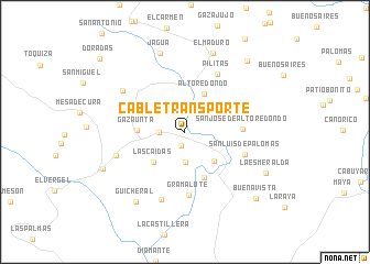 map of Cable Transporte