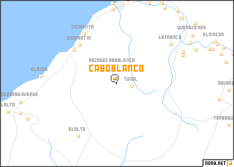 map of Cabo Blanco
