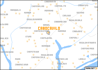 map of Cabo Cavilo
