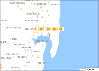 map of Cabo Chandane