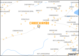map of Cabo Chiambo