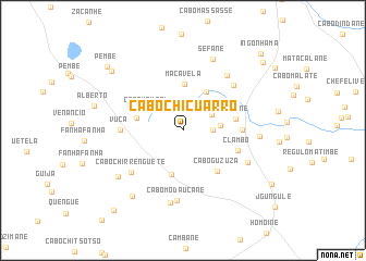 map of Cabo Chicuarro