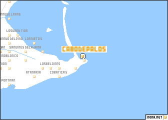 map of Cabo de Palos