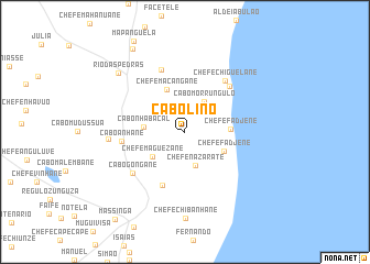 map of Cabo Lino