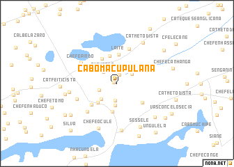map of Cabo Macupulana