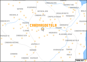 map of Cabo Magoetela