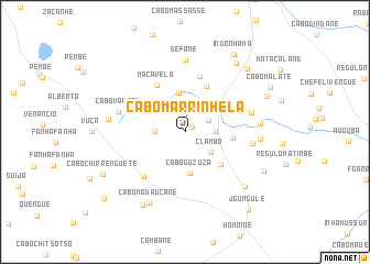 map of Cabo Marrinhela