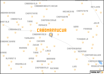 map of Cabo Marrúcua