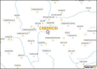 map of Cabo Micai