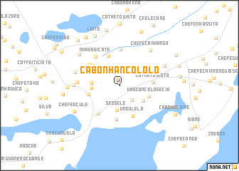 map of Cabo Nhancololo