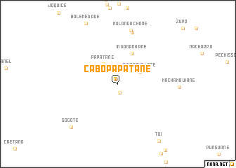 map of Cabo Papatane