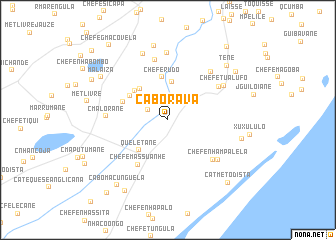 map of Cabo Rava