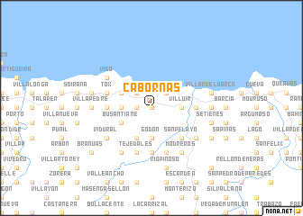 map of Cabornas