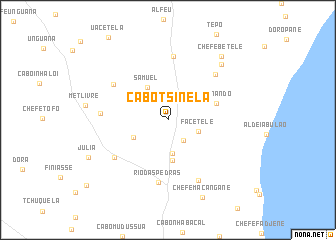 map of Cabo Tsinela