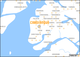 map of Caboxanque