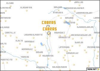 map of Cabras