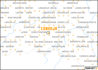 map of Cabreja