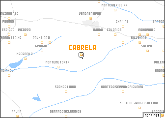 map of Cabrela