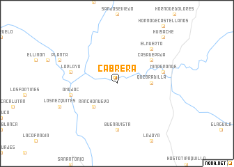 map of Cabrera