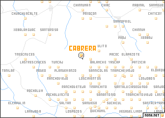 map of Cabrera