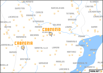 map of Cabrería