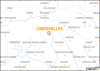 map of Cabrerolles