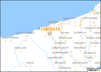 map of Cabresto