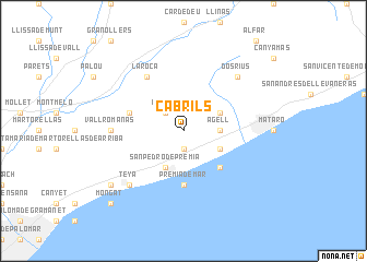 map of Cabrils